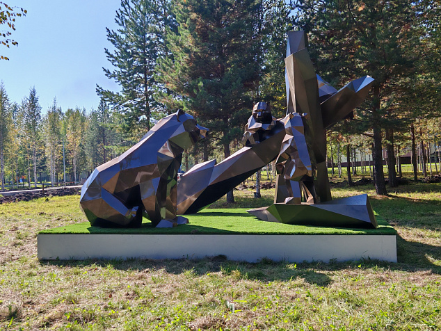 Утро в сосновом бору