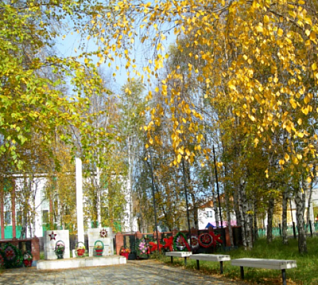 Обелиск "Воинам Октябрьцам от благодарных земляков"